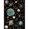 Matto Benina Atlas Avaruus 120x170cm mustavalkoinen