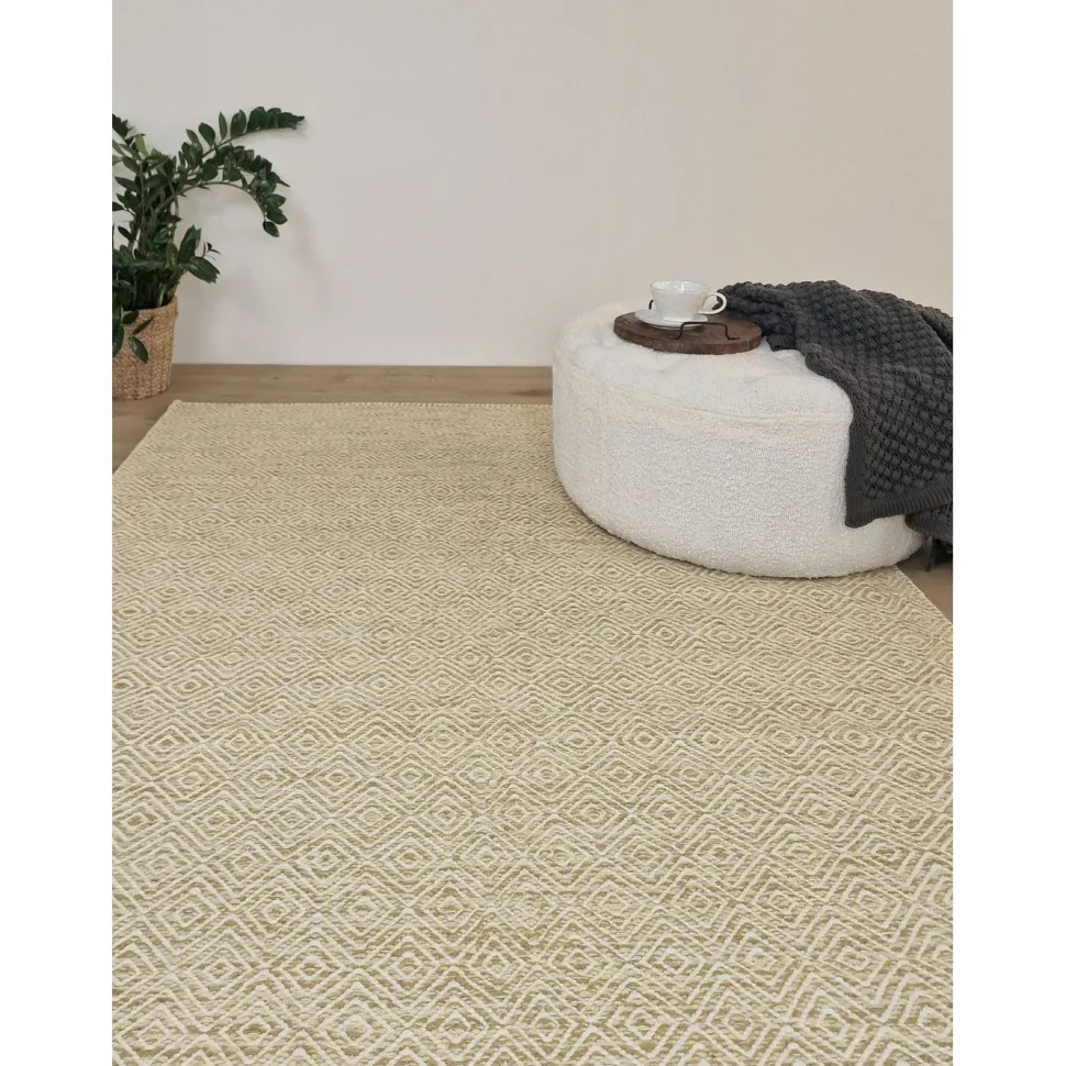 Matto Benina Gåsöga, 140x200cm, ruskea