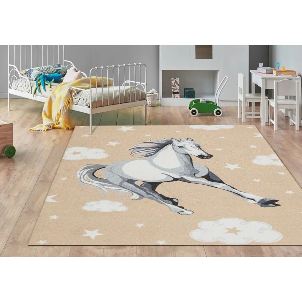 Matto Benina Play Heppa 80x150cm vaaleanpunainen