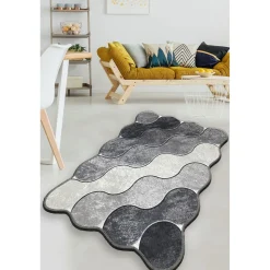 Matto Linento Circle 10 80x120cm sininen/beige