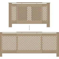 Mdf lämpöpatterin suoja 205 cm
