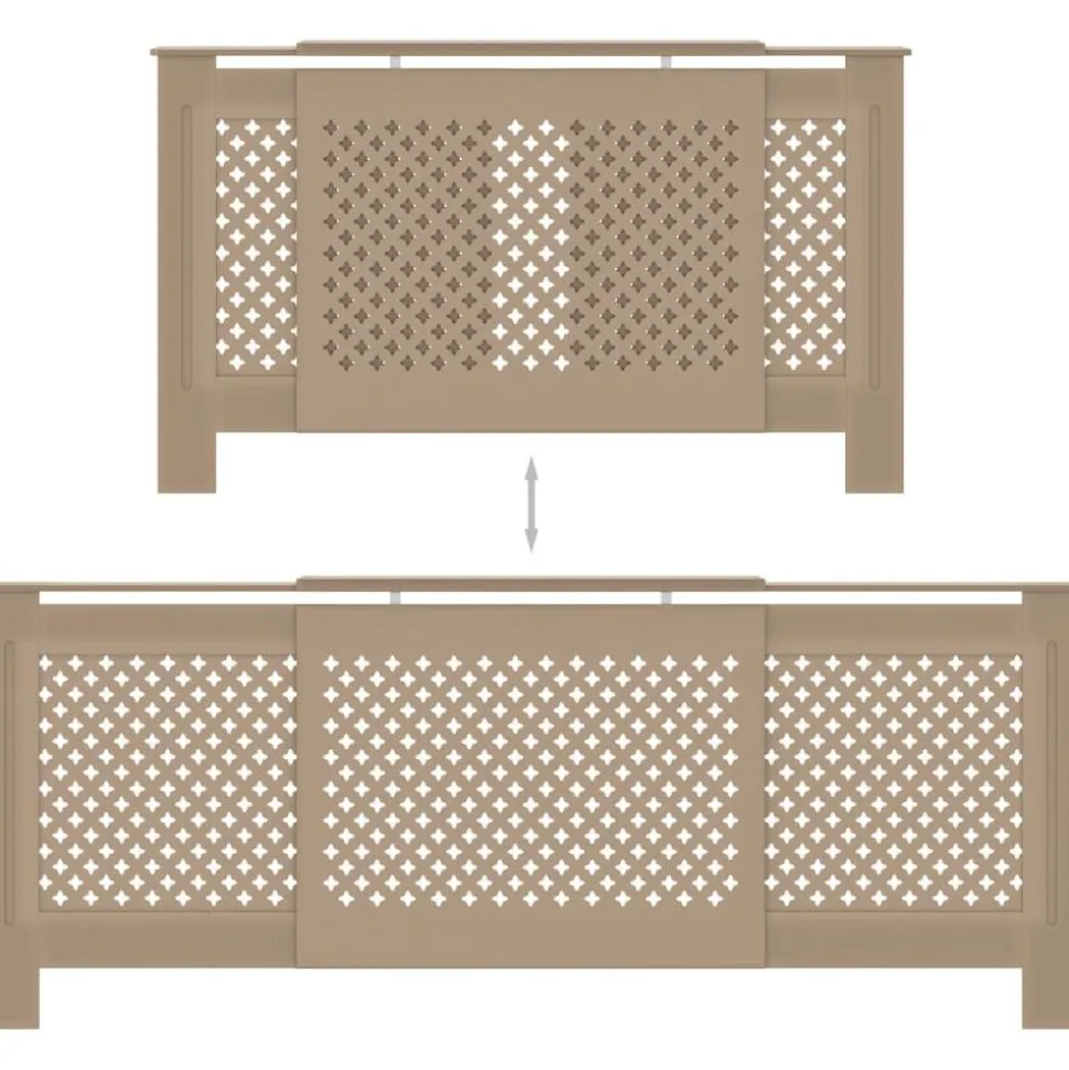 Mdf lämpöpatterin suoja 205 cm