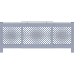Mdf lämpöpatterin suoja harmaa 205 cm