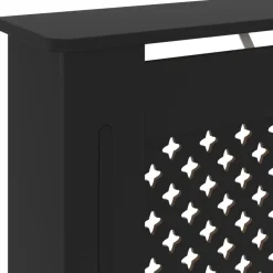 Mdf lämpöpatterin suoja musta 78 cm