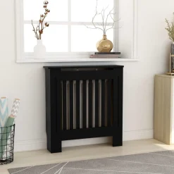 Mdf lämpöpatterin suoja musta 78cm