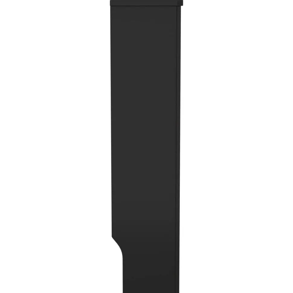 Mdf lämpöpatterin suoja musta 78cm