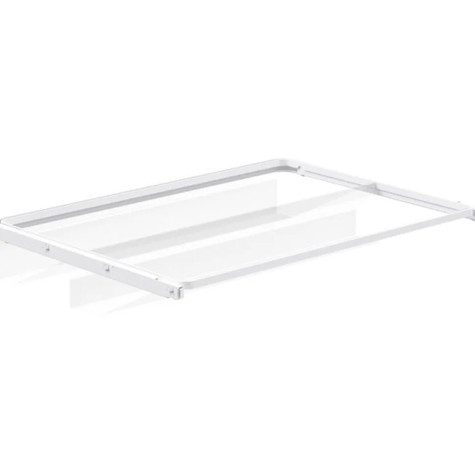 Mesh kenkähylly Elfa 40 ulosvedettävä 605x430x96 mm valkoinen