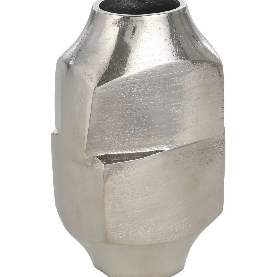 Metallivaasi Eglo Living Abucay, 22.5cm, nikkeli