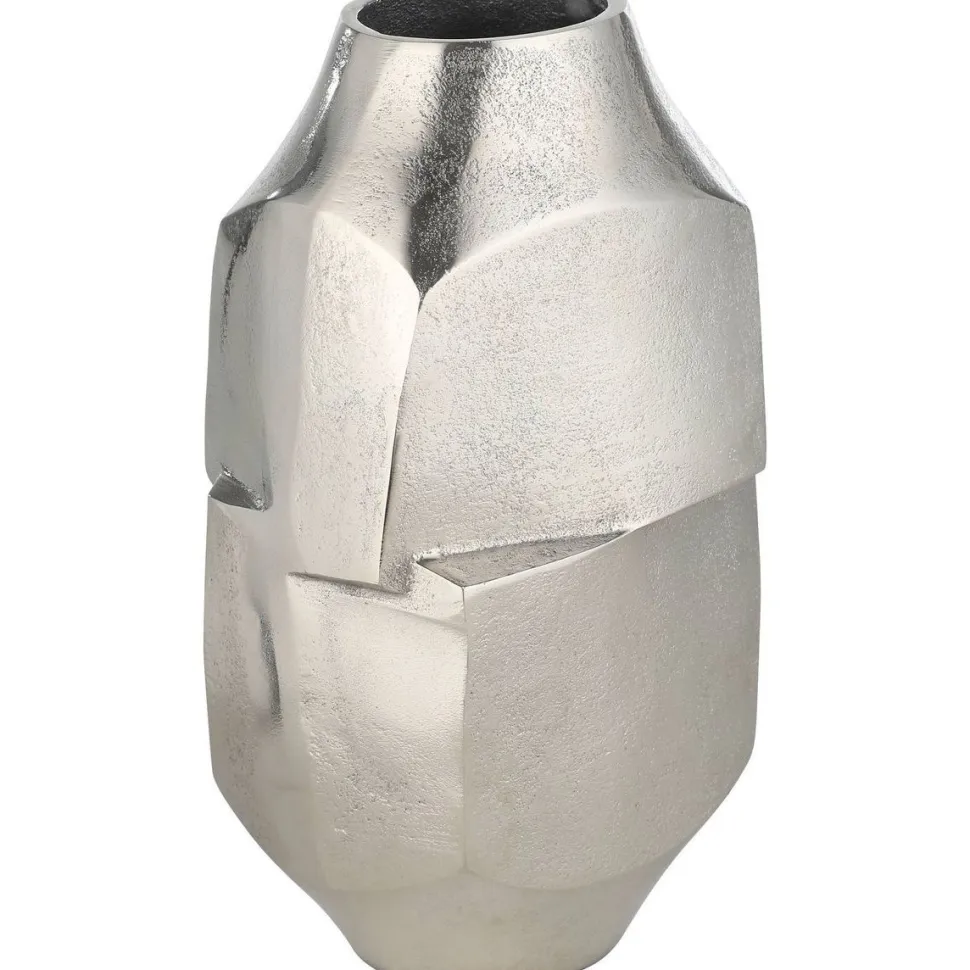 Metallivaasi Eglo Living Abucay, 29cm, nikkeli