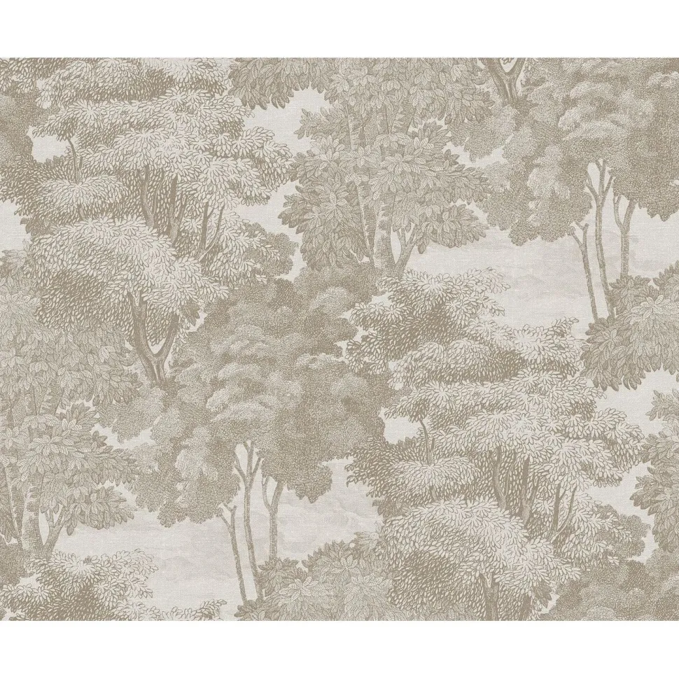 Metsätapetti Rebel Walls Saint Sebastian Sand, 0.50x10m, non-woven, metsä, beige