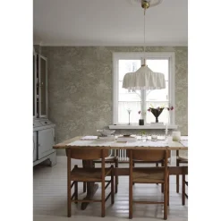 Metsätapetti Sandberg Forest Toile hiekka, mittatilaus, non-woven