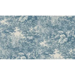 Metsätapetti Sandberg Forest Toile sininen, mittatilaus, non-woven