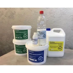 Mikrosementtipaketti SBL vesieristeen päälle 6 m² Blanco
