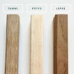 Mittatilauspeili Suomen Lasitehdas, puukehyksillä