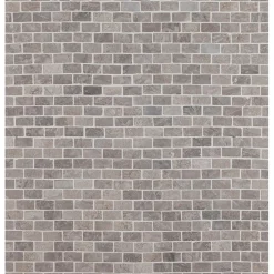 Mosaiikkilaatta Qualitystone Brick Mini Light Grey, 20x40mm