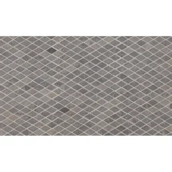 Mosaiikkilaatta Qualitystone Diamond Mini Light Grey, 35x55mm