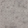 Mosaiikkilaatta Qualitystone Hexagon Mini Light Grey, 30x30mm