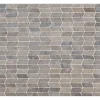 Mosaiikkilaatta Qualitystone Shevron Mini Light Grey, 25x60mm