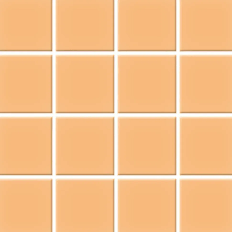 Mosaiikkilaatta Pukkila Color Amber, himmeä, sileä, 47x47mm