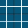 Mosaiikkilaatta Pukkila Color Petrol Blue, himmeä, sileä, 47x47mm