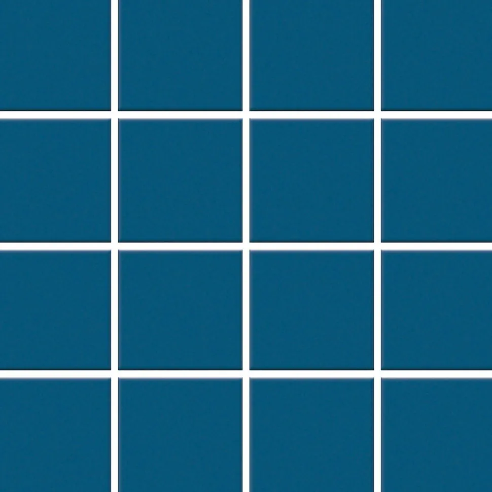 Mosaiikkilaatta Pukkila Color Petrol Blue, himmeä, sileä, 47x47mm