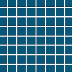 Mosaiikkilaatta Pukkila Color Petrol Blue, himmeä, sileä, 22x22mm