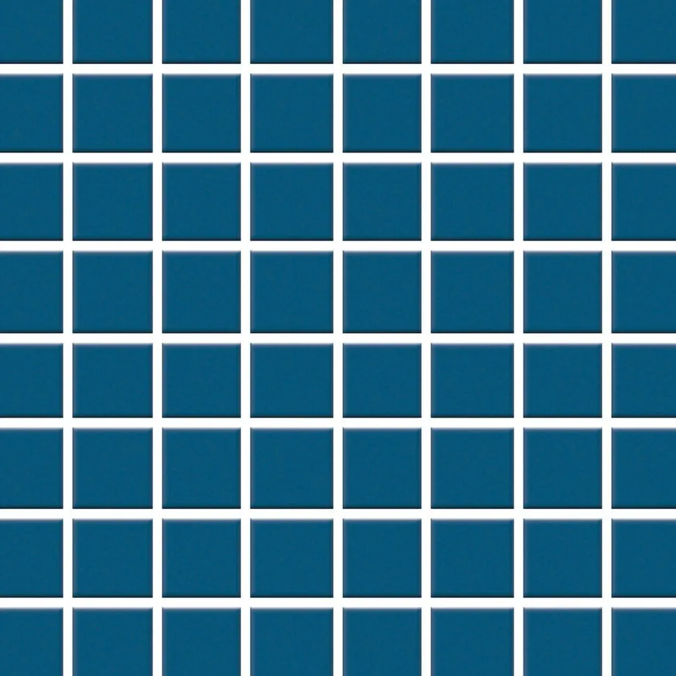 Mosaiikkilaatta Pukkila Color Petrol Blue, himmeä, sileä, 22x22mm