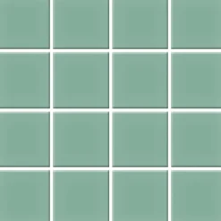Mosaiikkilaatta Pukkila Color Sea Green, himmeä, sileä, 47x47mm
