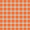 Mosaiikkilaatta Pukkila Color Tangerine, himmeä, sileä, 22x22mm