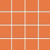 Mosaiikkilaatta Pukkila Color Tangerine, himmeä, sileä, 47x47mm