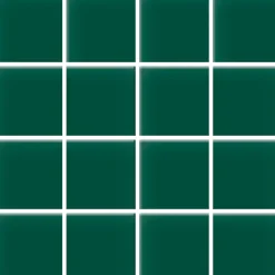 Mosaiikkilaatta Pukkila Color Victorian Green, himmeä, sileä, 47x47mm