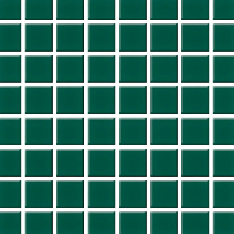 Mosaiikkilaatta Pukkila Color Victorian Green, himmeä, sileä, 22x22mm