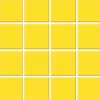 Mosaiikkilaatta Pukkila Color Yellow, himmeä, sileä, 47x47mm