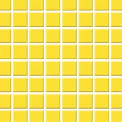 Mosaiikkilaatta Pukkila Color Yellow, himmeä, sileä, 22x22mm