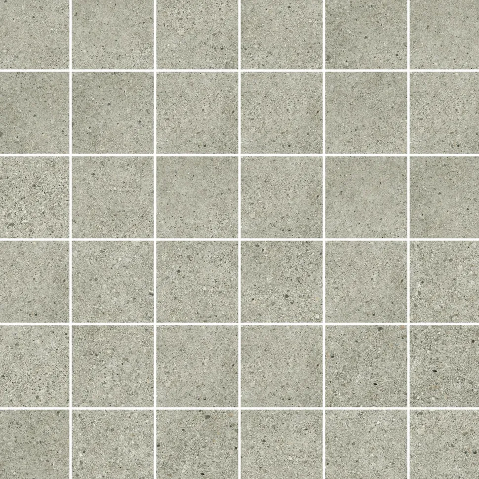Mosaiikkilaatta Pukkila Deep Ash himmeä sileä 50x50mm
