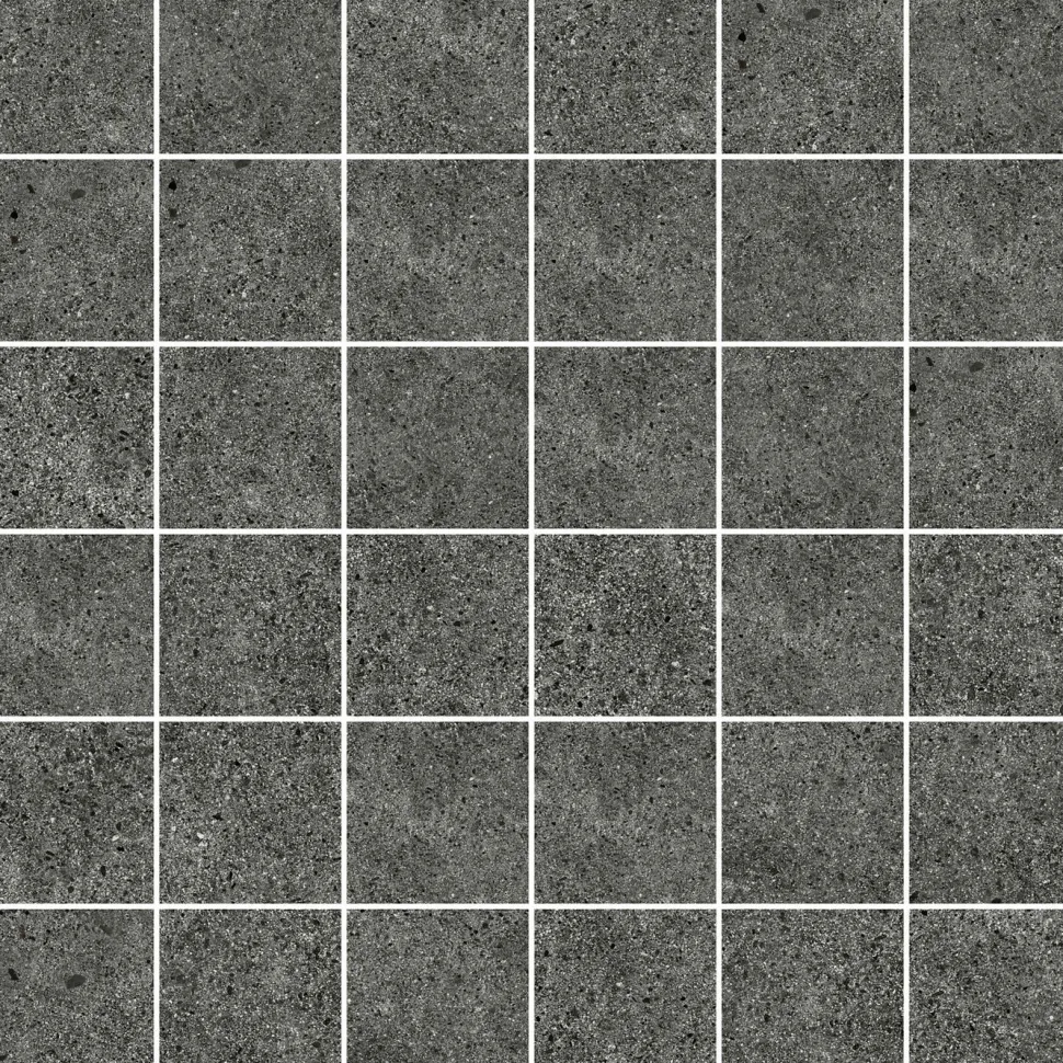 Mosaiikkilaatta Pukkila Deep Pepper himmeä sileä 50x50mm