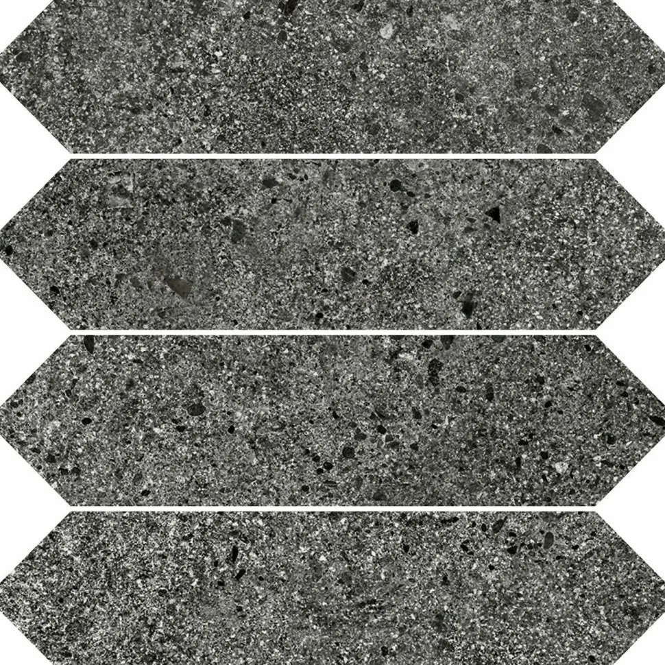 Mosaiikkilaatta Pukkila Deep Pepper Losanghe himmeä sileä 30x7.5mm