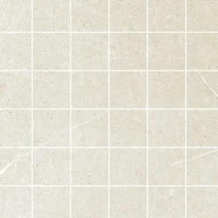 Mosaiikkilaatta Pukkila Ease Extrawhite matta sileä 5x5 cm
