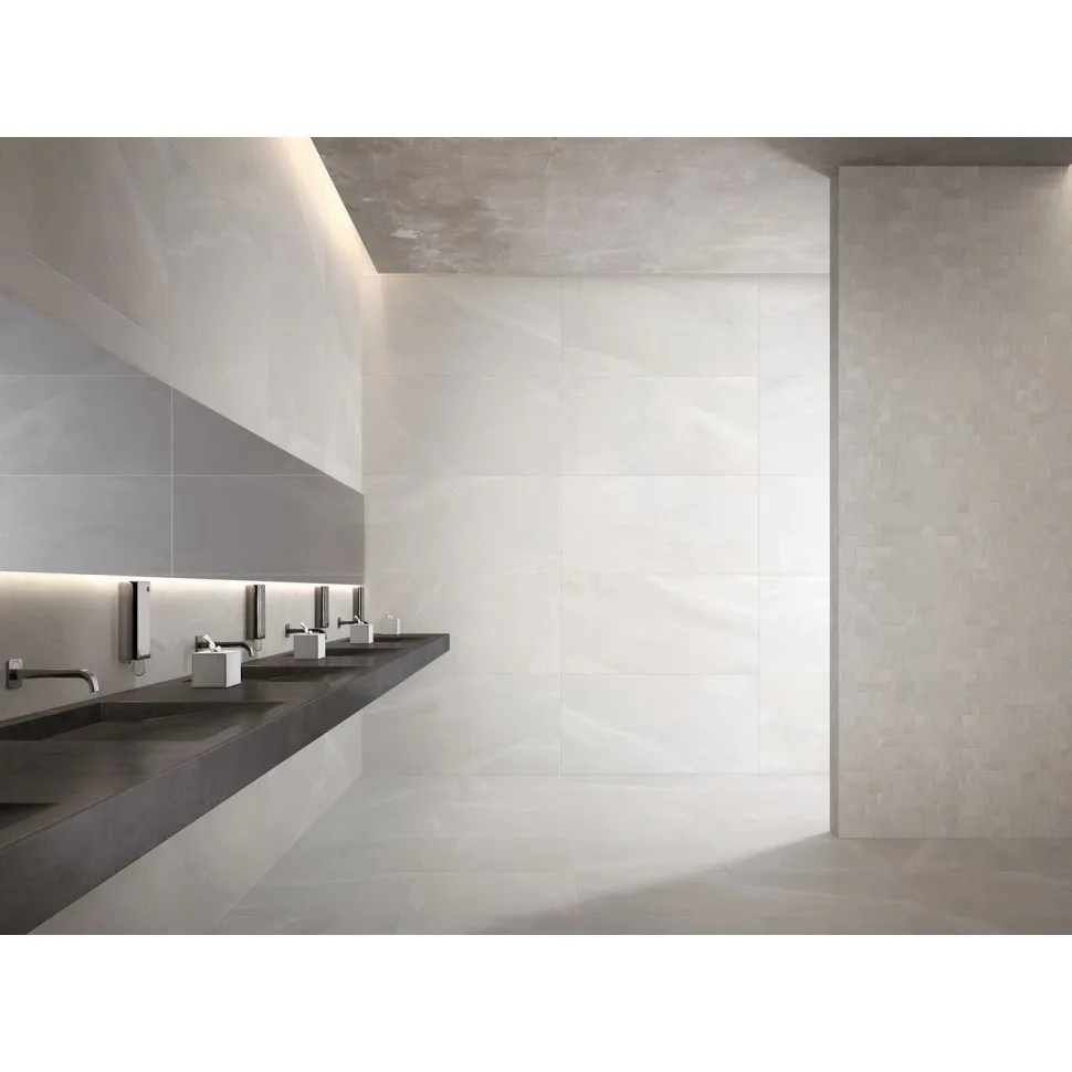 Mosaiikkilaatta Pukkila Landstone White Pave himmeä sileä 298x298 mm