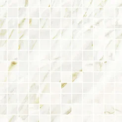 Mosaiikkilaatta Pukkila Lush Calacatta Oro, 2.3x2.3cm, kiillotettu, lasittamaton, rektifioitu