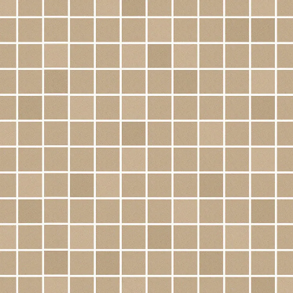 Mosaiikkilaatta Pukkila Mosaico Porcelanico Beige himmeä sileä 25x25 mm