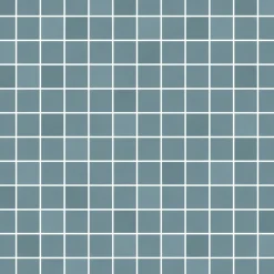 Mosaiikkilaatta Pukkila Mosaico Porcelanico Blue himmeä sileä 25x25 mm
