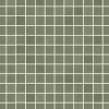 Mosaiikkilaatta Pukkila Mosaico Porcelanico Green himmeä sileä 25x25 mm