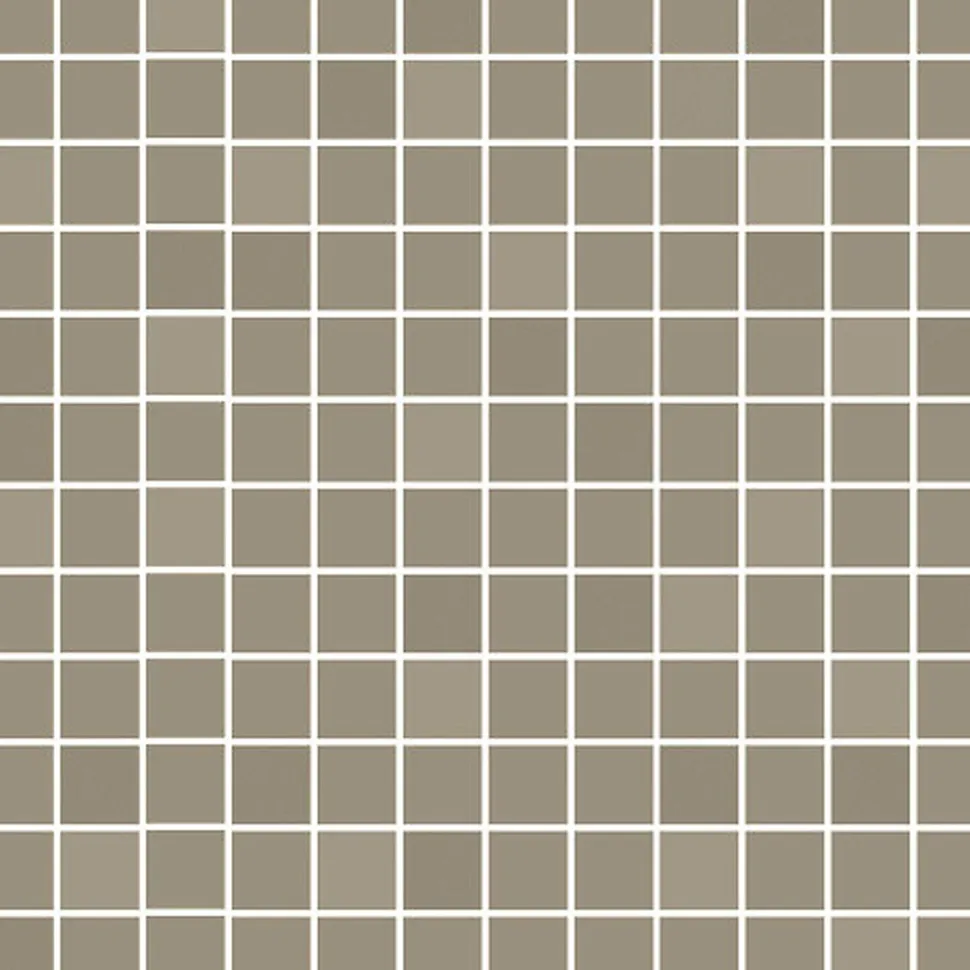Mosaiikkilaatta Pukkila Mosaico Porcelanico Grey himmeä sileä 25x25 mm