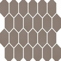 Mosaiikkilaatta Pukkila Natura Victoria PORTLAND, matta, tasapintainen, lasikuituverkolla, 9.6x4.4cm, vanha roosa