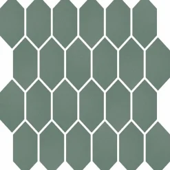 Mosaiikkilaatta Pukkila Natura Victoria PORTLAND, matta, tasapintainen, lasikuituverkolla, 9.6x4.4cm, vanha roosa