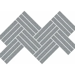 Mosaiikkilaatta Pukkila Natura Victoria VANCOUVER, matta, tasapintainen, 2.1x13.7cm, lasikuituverkolla, okrankeltainen