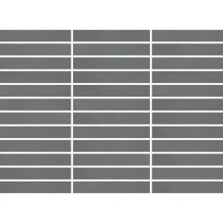 Mosaiikkilaatta Pukkila Natura Victoria V-BARCELO, matta, tasapintainen, 2.1x13.7cm, lasikuituverkolla, vihreä