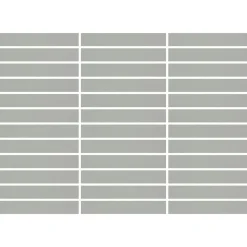 Mosaiikkilaatta Pukkila Natura Victoria V-BARCELO, matta, tasapintainen, 2.1x13.7cm, lasikuituverkolla, vihreä