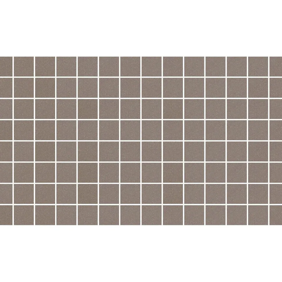 Mosaiikkilaatta Pukkila Natura Victoria V-GRANADA, matta, tasapintainen, 2.9x2.9cm, lasikuituverkolla, tummanharmaa